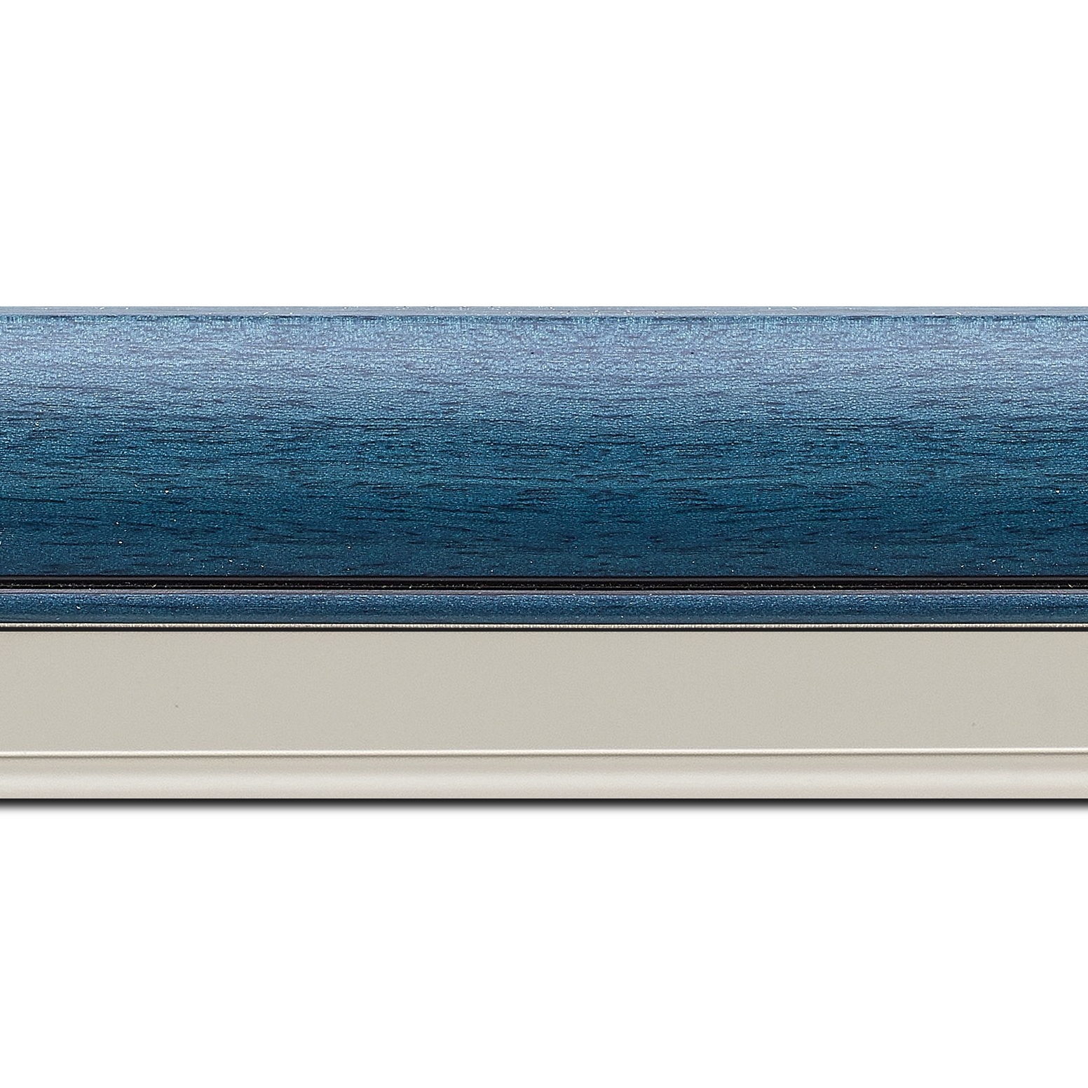 Cadre  bois bleu — 110 x 110