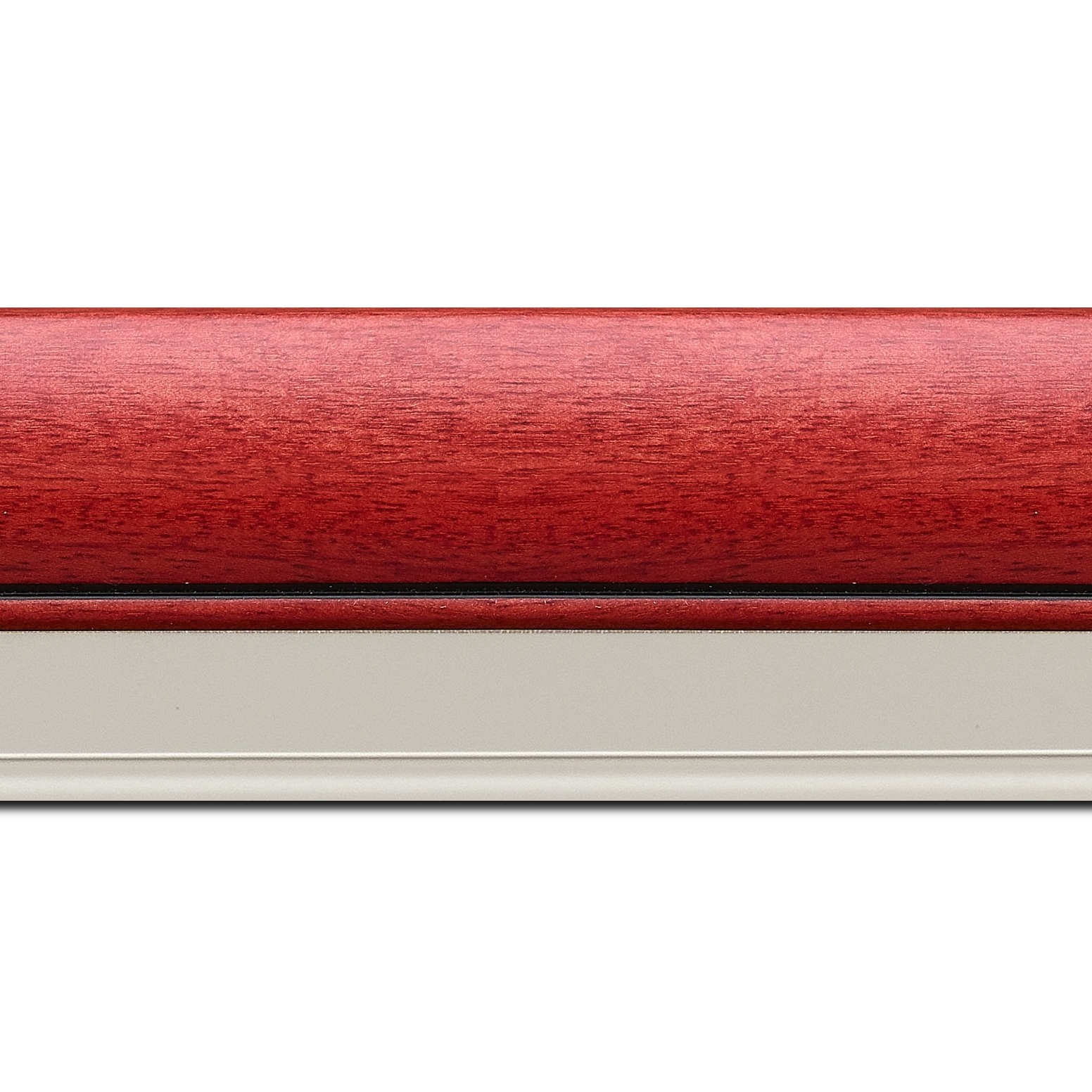 Cadre  bois rouge — 34 x 40