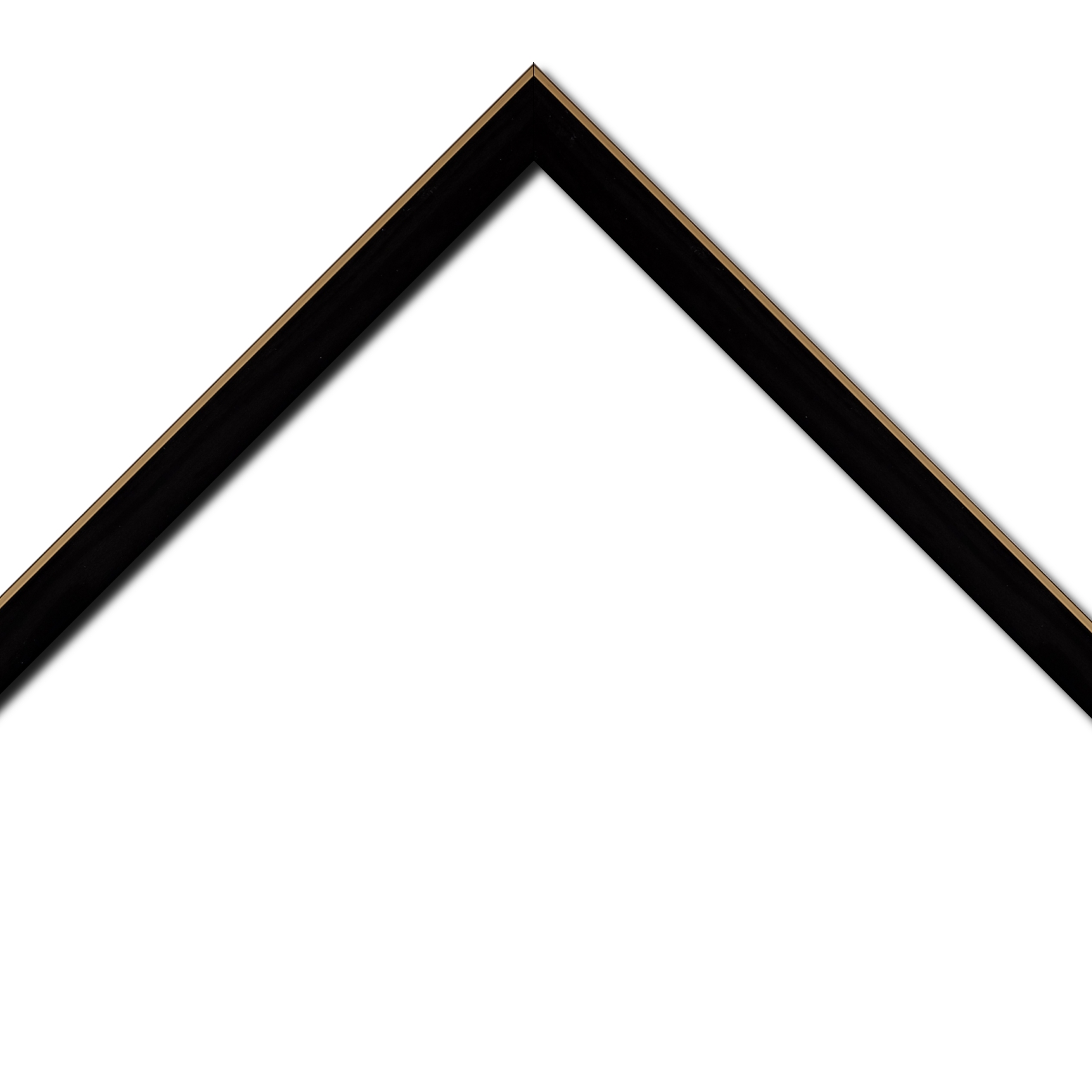 Cadre  bois noir — 50 x 60