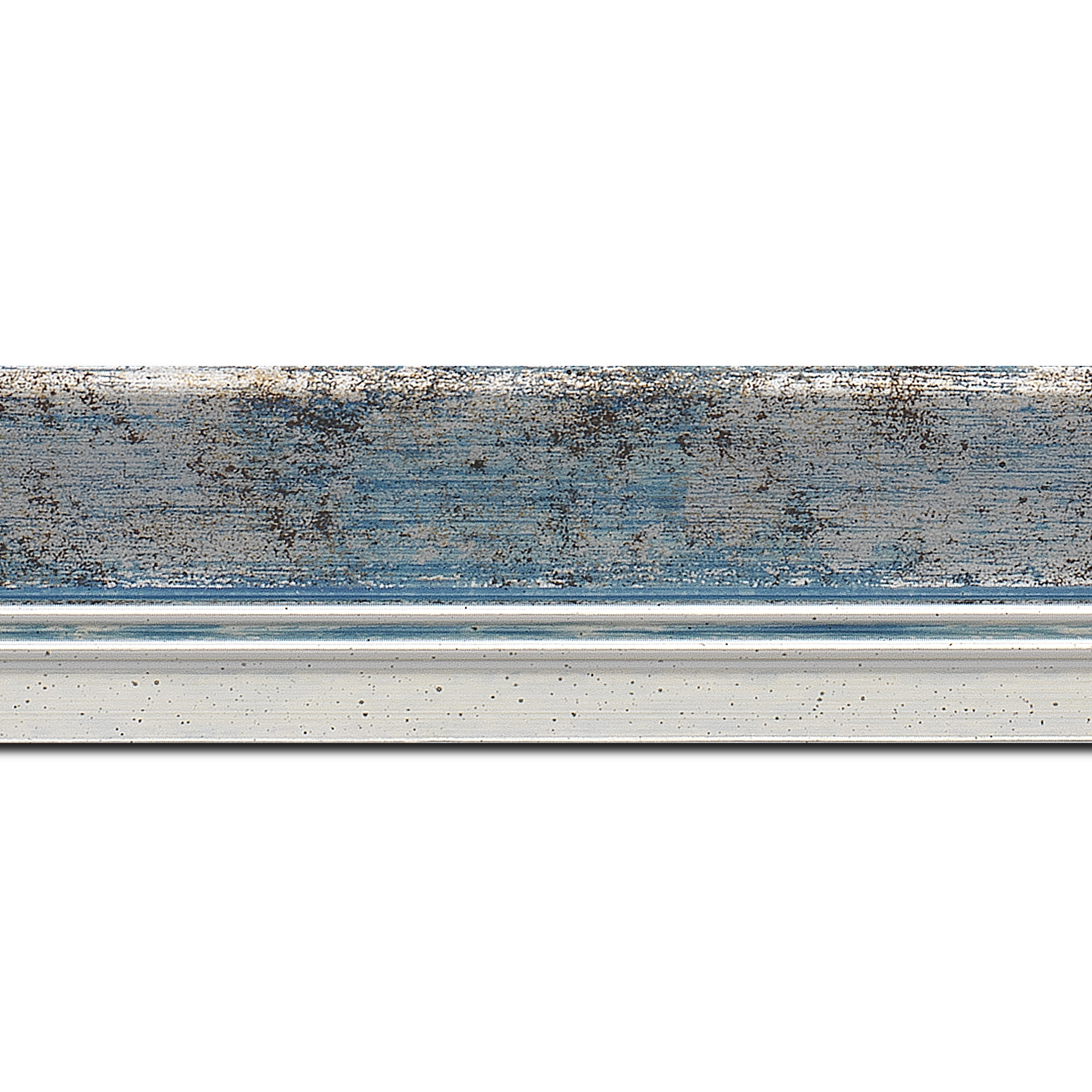 Cadre  bois bleu — 70 x 70