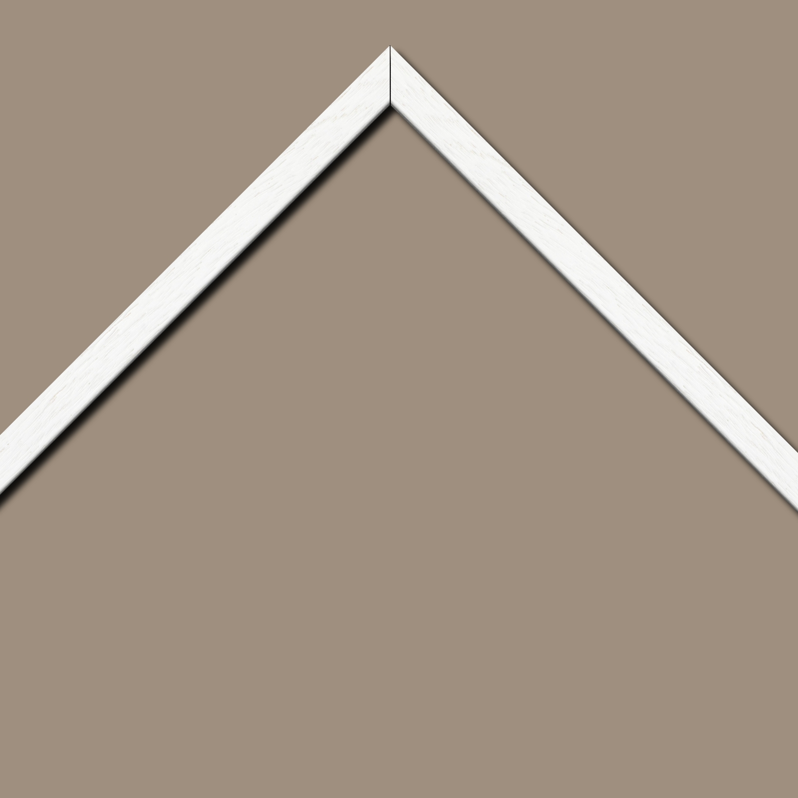 Cadre  bois blanc — 73 x 54