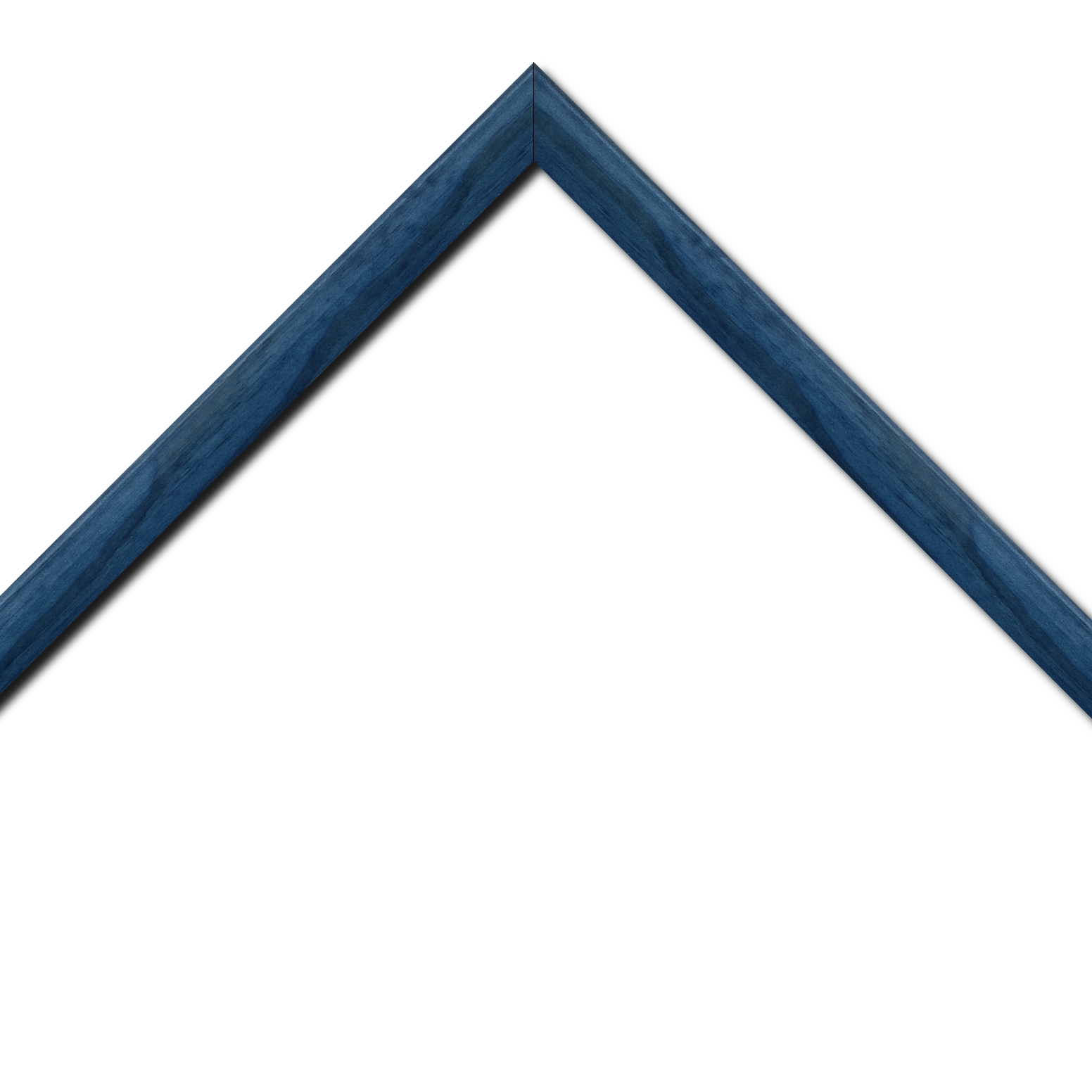 Cadre  bois bleu — 81 x 60