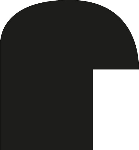 Baguette bois profil demi rond largeur 1.5cm couleur noir anthracite - 25x25