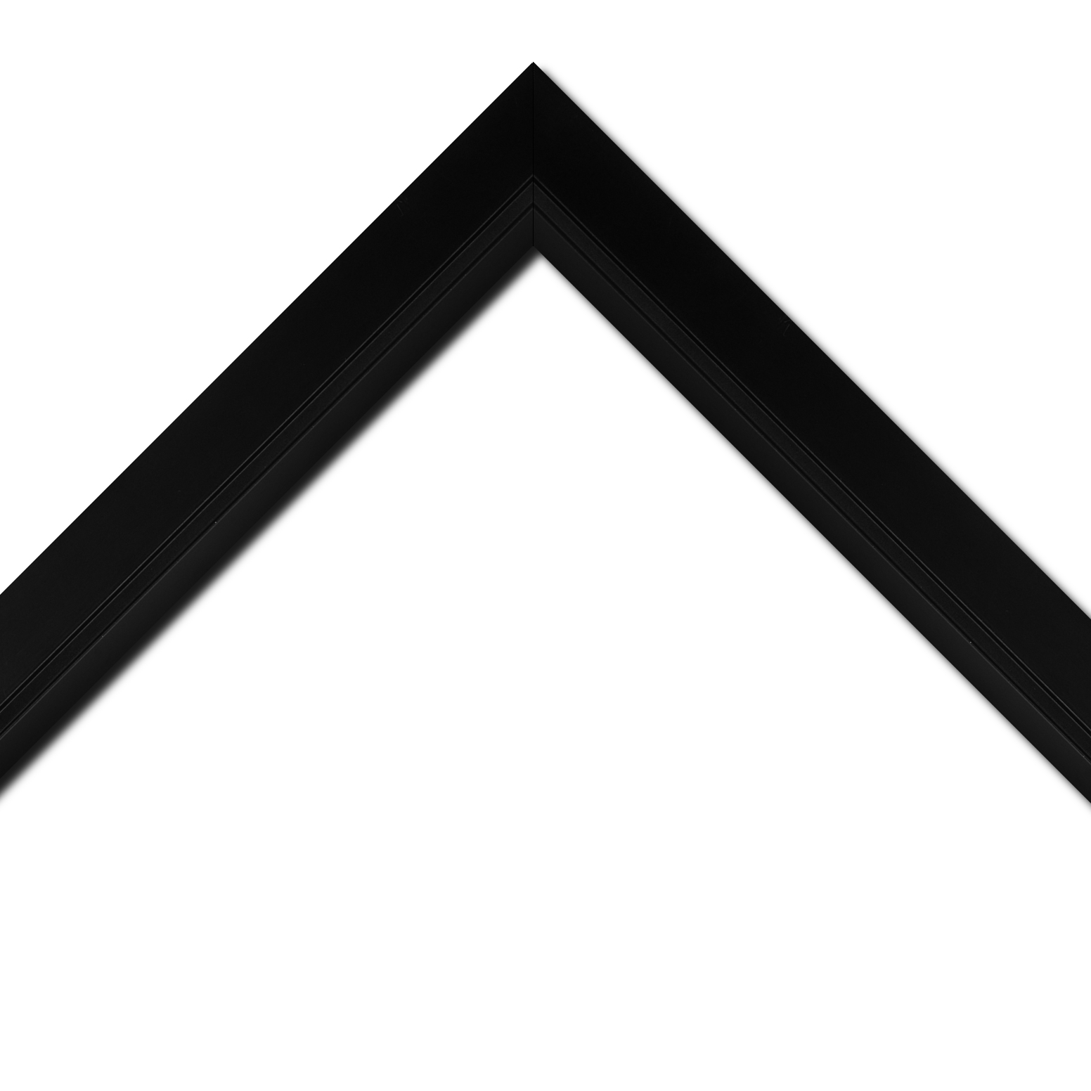 Cadre  bois noir — 65 x 54