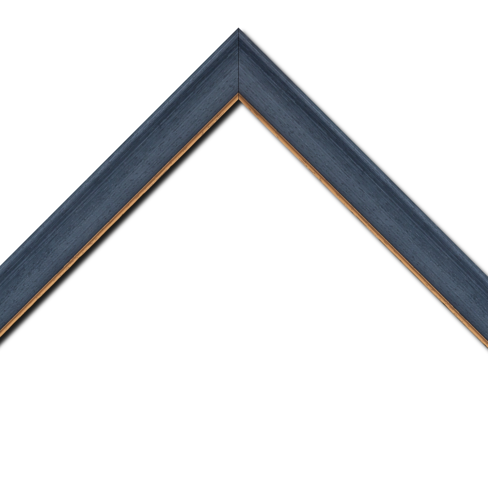 Cadre  bois bleu — 92 x 60