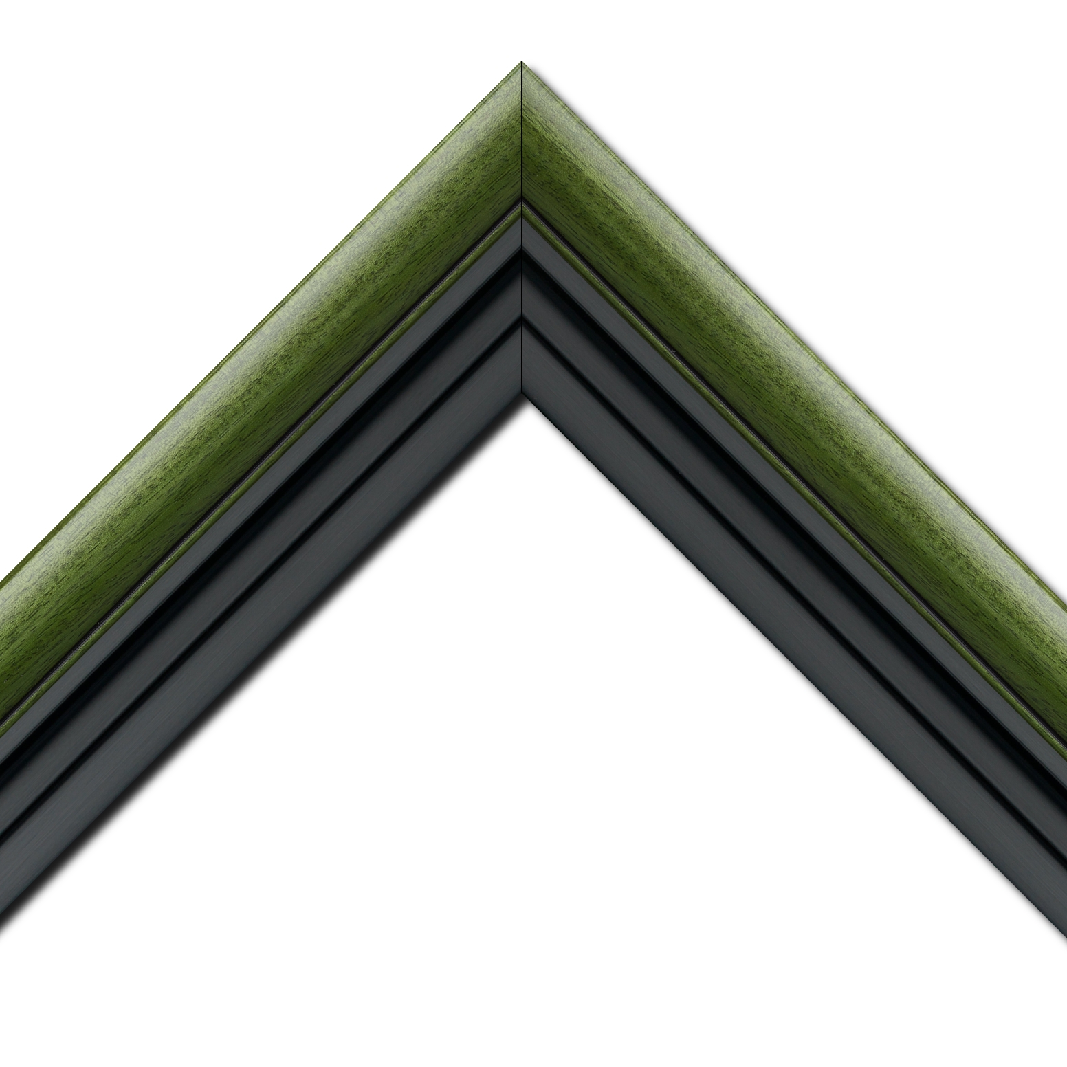 Caisse américaine pour peintures  americaine bois noir vert — 46 x 38