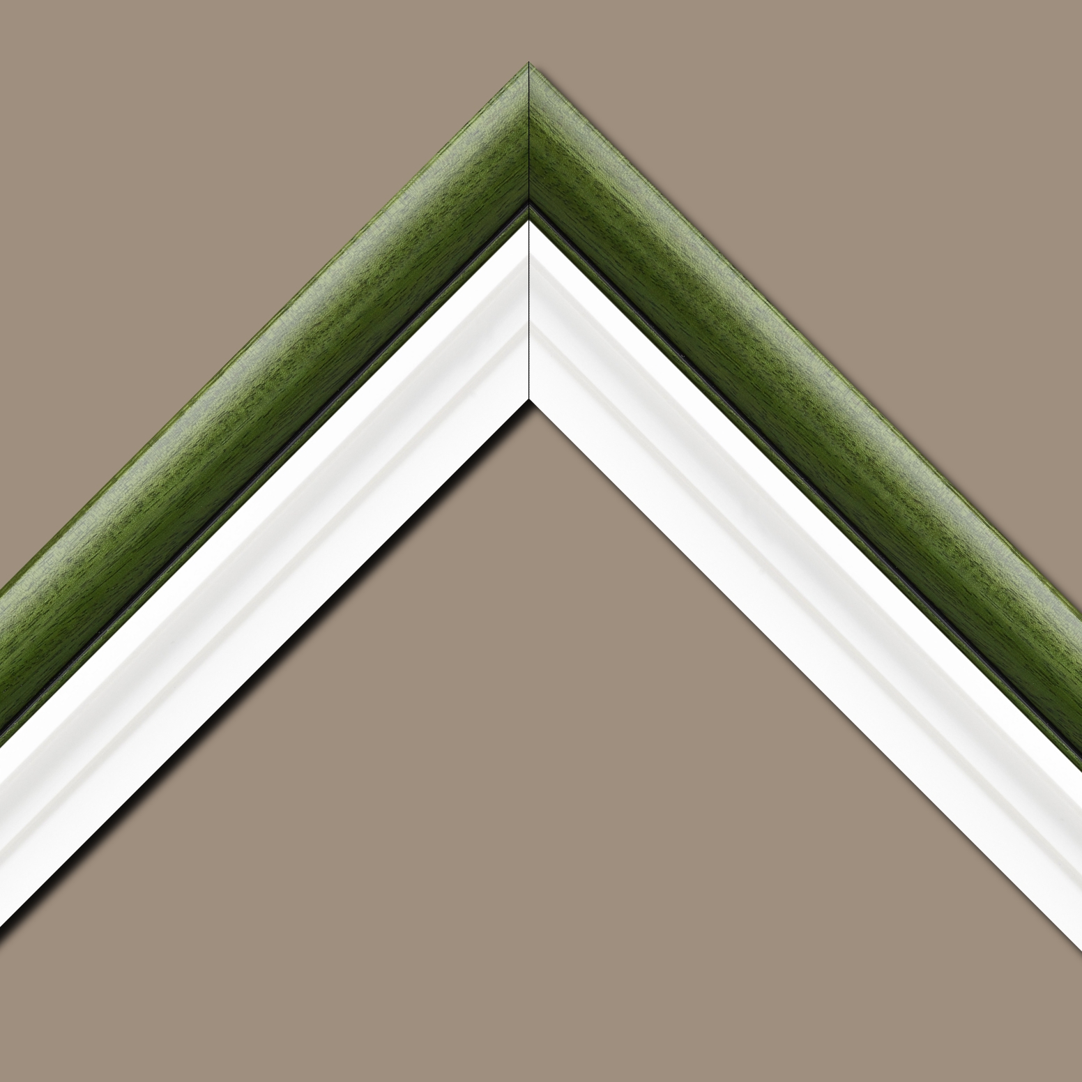Caisse américaine pour peintures  americaine bois blanc vert — 46 x 38