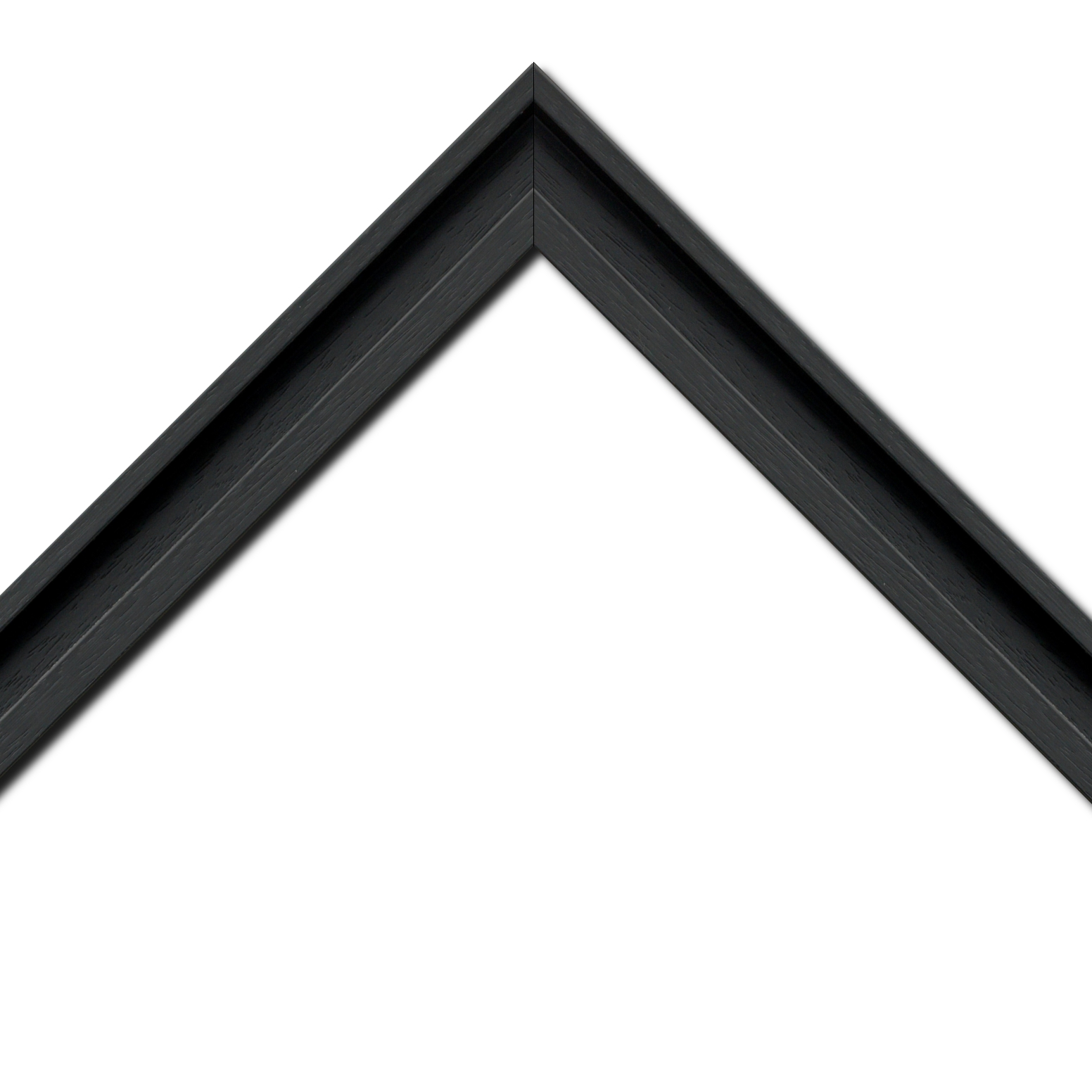 Caisse américaine pour photos (support rigide)  americaine bois noir — 46 x 27