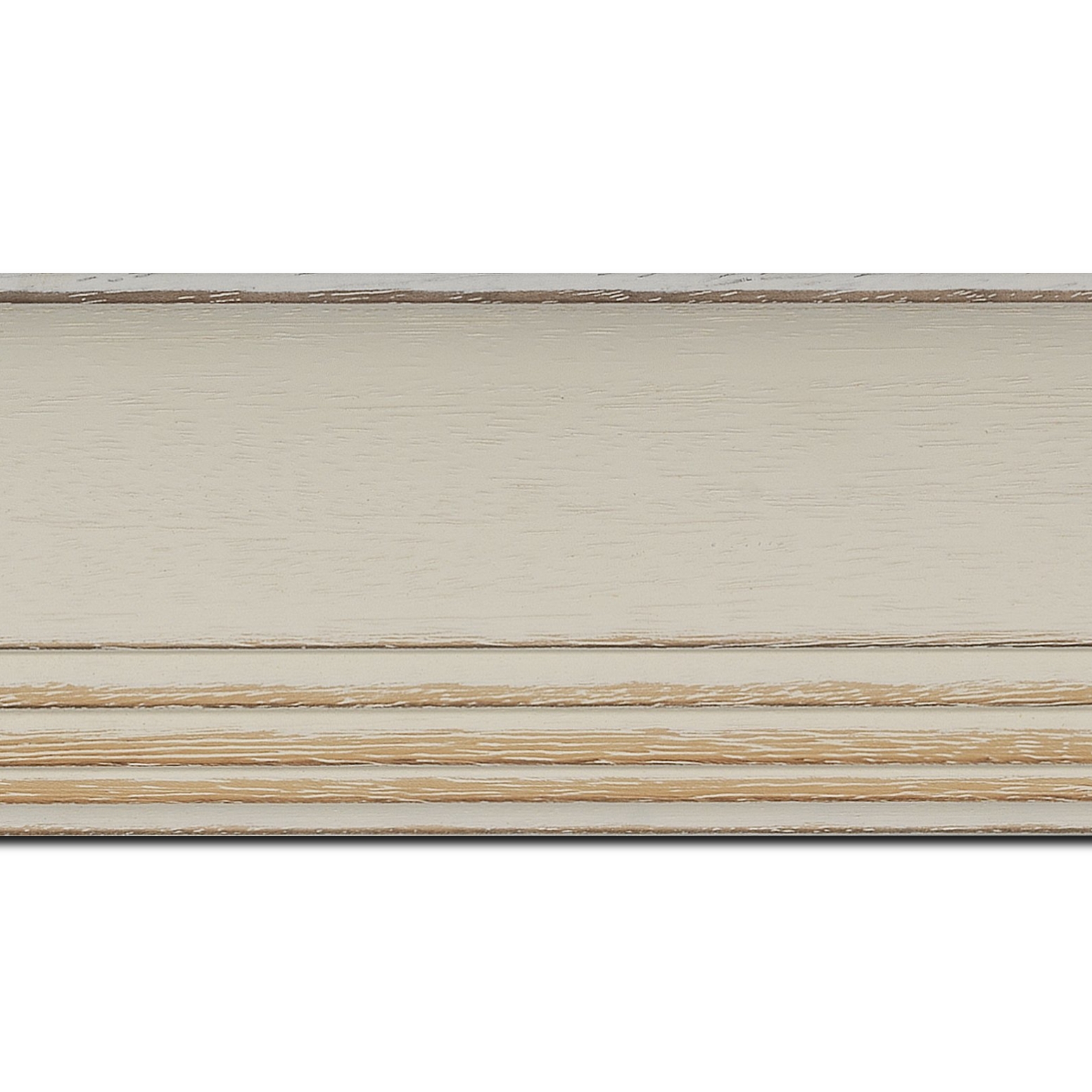 Cadre  bois blanchie — 33 x 95