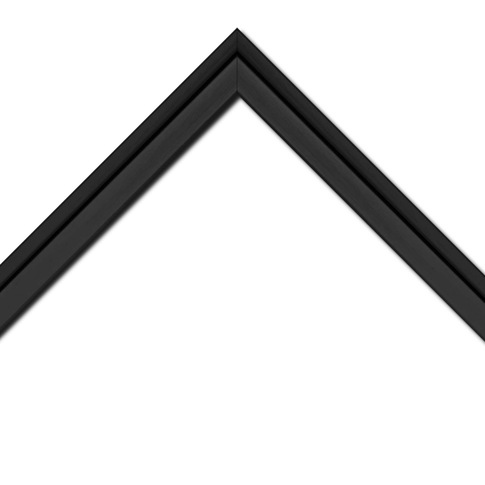 Cadre  bois noir — 80 x 80