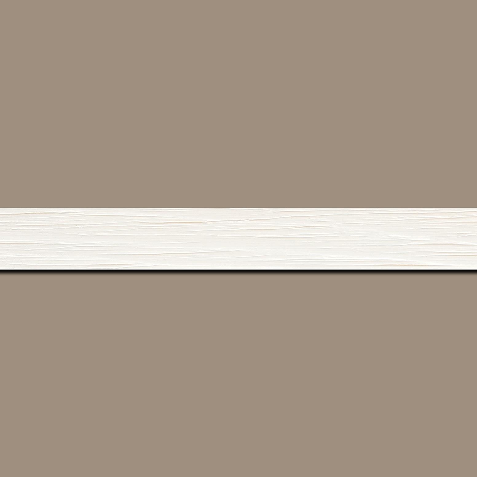 Cadre  bois blanc — 25 x 60