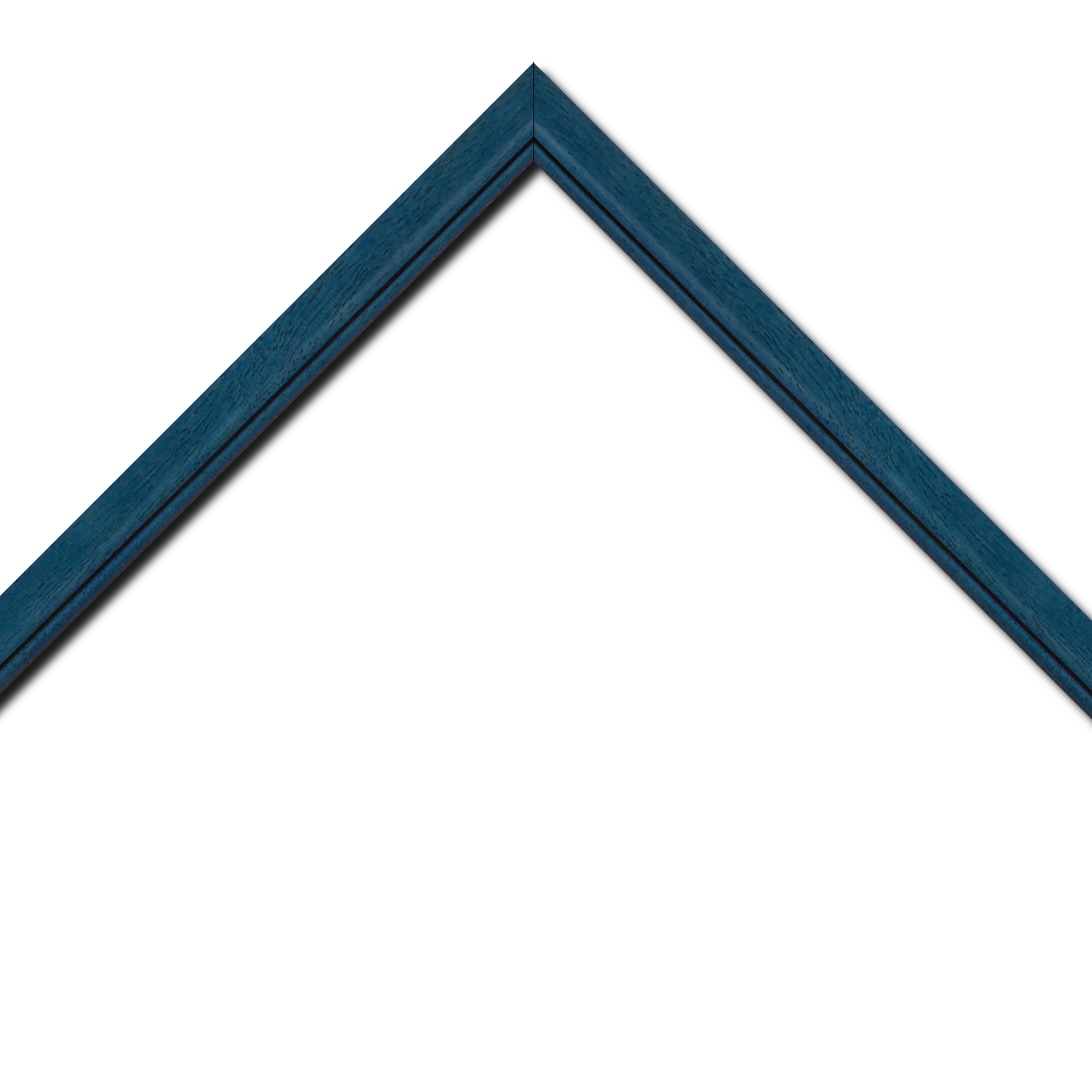 Cadre  bois bleu — 55 x 38