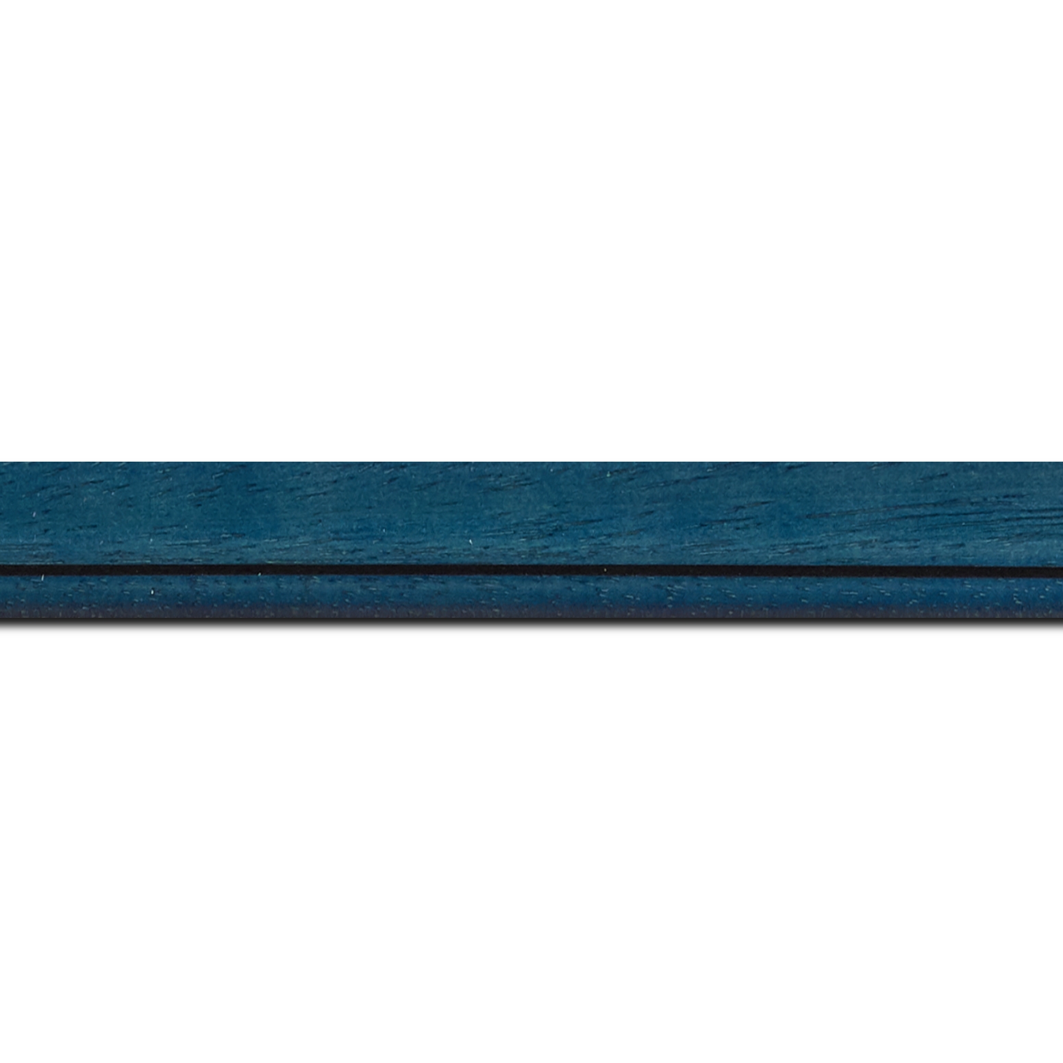 Cadre  bois bleu — 61 x 50