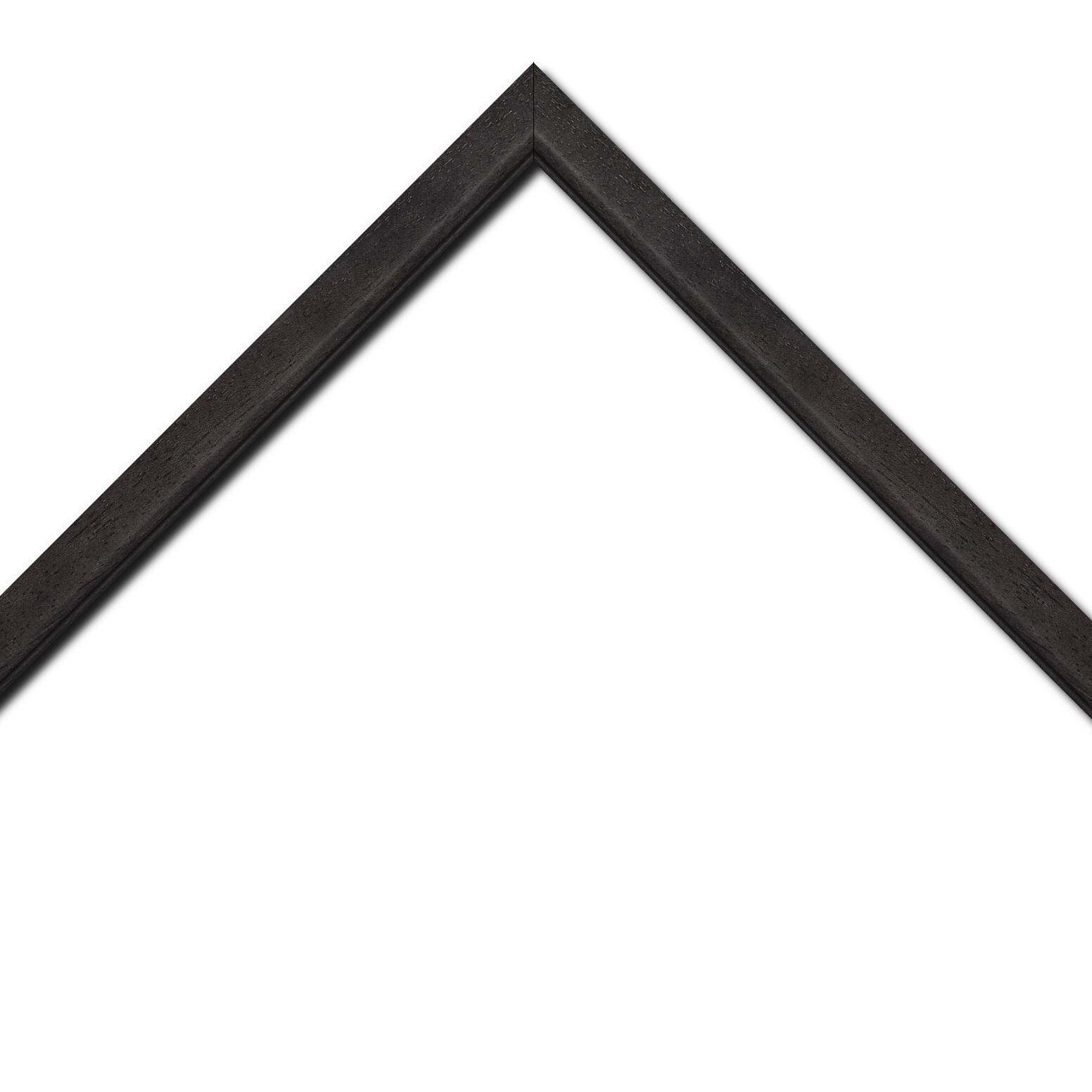 Cadre  bois noir — 46 x 38