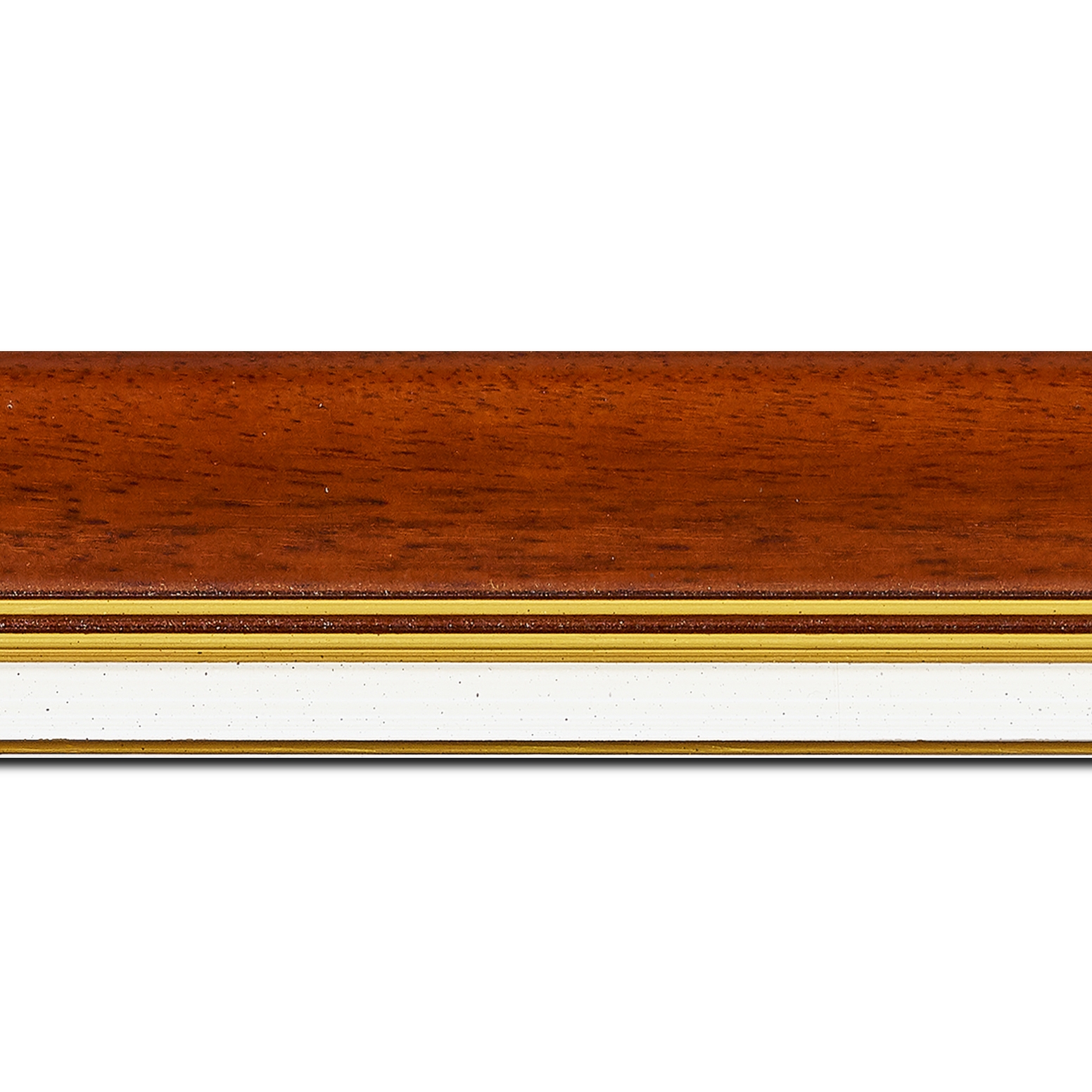 Cadre  bois marron tons bois — 65 x 50