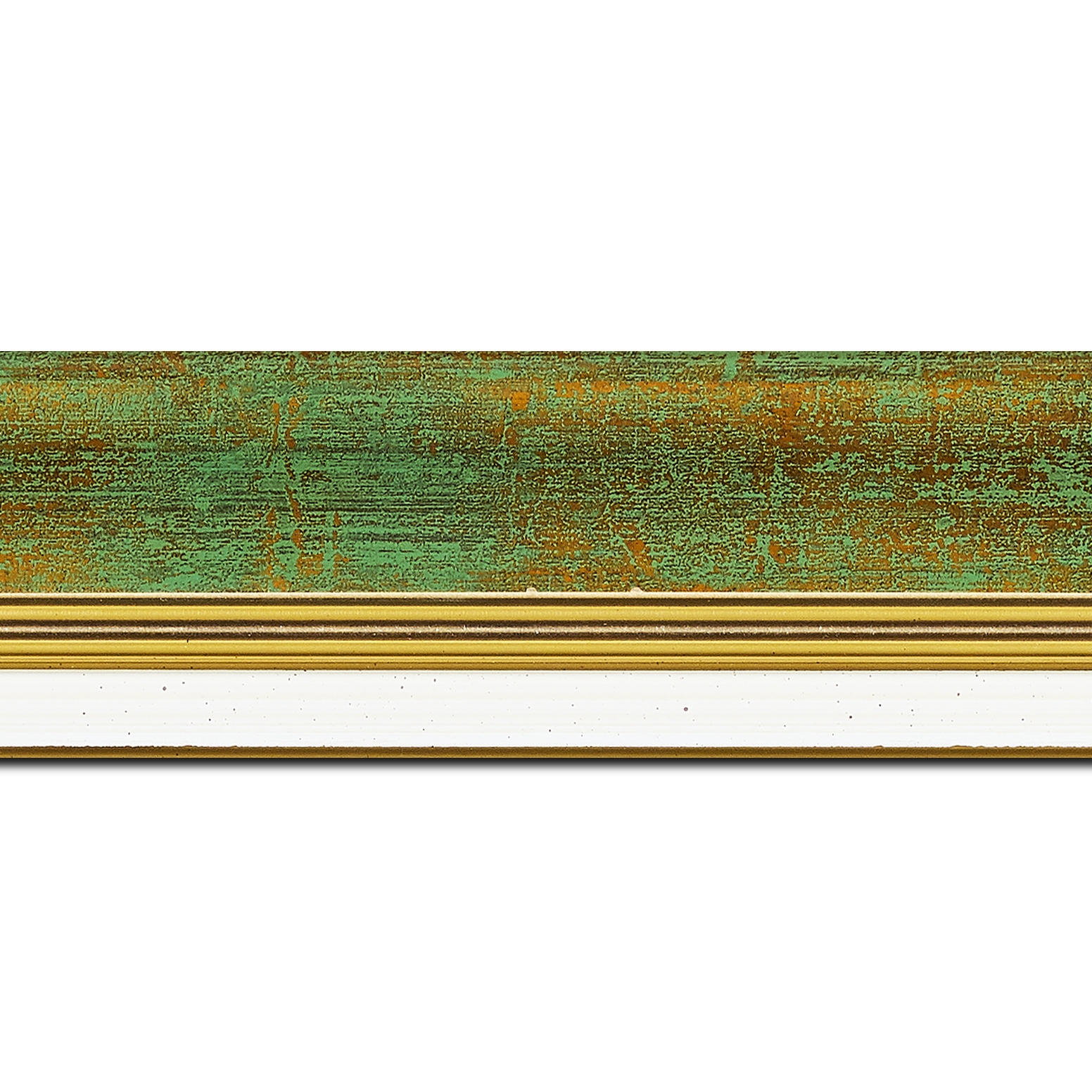 Cadre  bois vert — 61 x 46