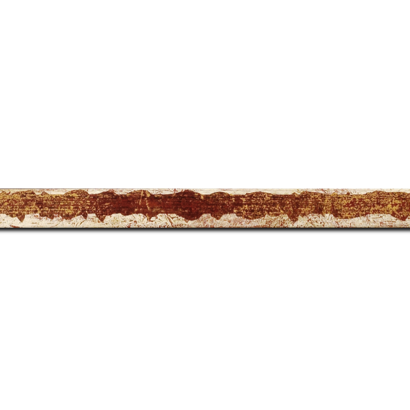 Cadre  bois bordeaux — 46 x 38