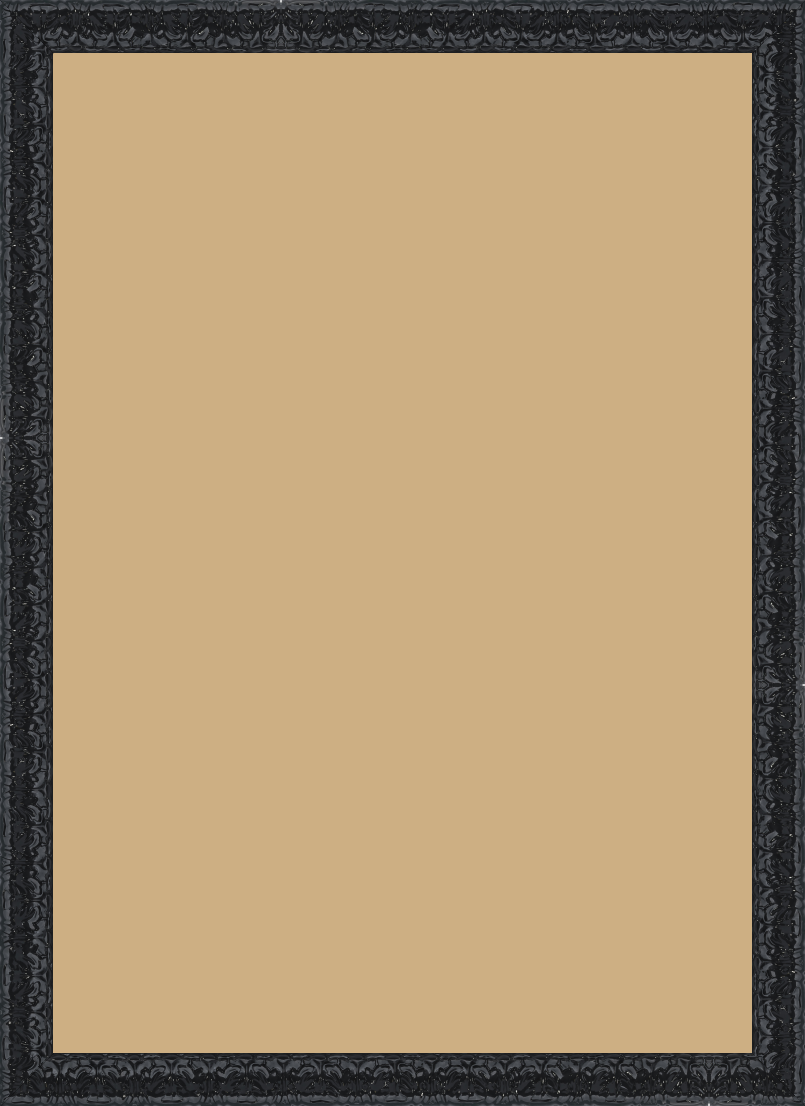 Cadre Bois Noir complet | 50x75 cm