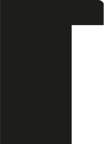 Baguette bois profil plat largeur 2cm hauteur 3.3cm couleur blanc satiné (aussi appelé cache clou) - 100x81