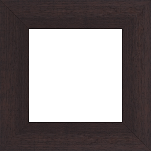 Cadre bois profil plat largeur 5.9cm couleur marron foncé satiné - 61x50