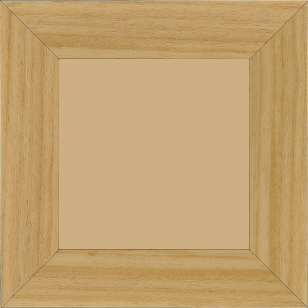 Cadre bois profil plat largeur 5.9cm couleur naturel - 61x46