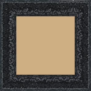 Cadre style baroque couleur 70x70 Couleur noir pas cher. Cadre