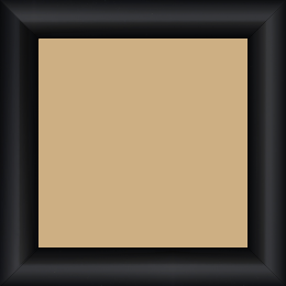 Cadre bois profil arrondi largeur 3.5cm couleur noir laqué - 61x46