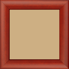 Cadre bois profil méplat largeur 3.7cm couleur rouge cerise satiné effet cube
