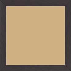 Cadre bois profil plat effet cube largeur 2cm couleur ton bois palissandre - 42x59.4
