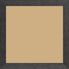 Cadre bois profil plat effet cube largeur 2cm couleur ton bois anthracite
