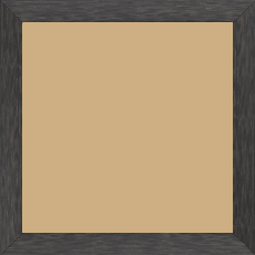 Cadre bois profil plat effet cube largeur 2cm couleur ton bois anthracite - 50x75