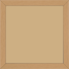 Cadre bois profil plat effet cube largeur 2cm couleur naturel satiné - 20x60