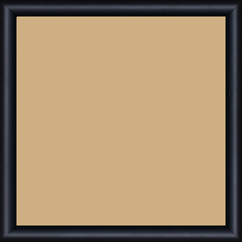 Cadre bois profil demi rond largeur 1.5cm couleur noir mat