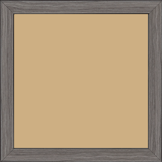 Cadre bois profil plat largeur 2cm décor bois gris - 25x25