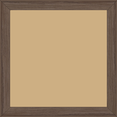 Cadre bois profil plat largeur 2cm décor bois noyer - 61x46