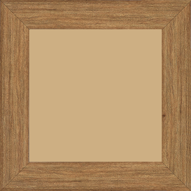 Cadre bois profil plat largeur 4.2cm décor bois chêne doré - 50x100
