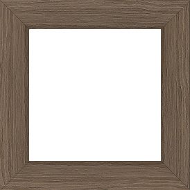Cadre bois profil plat largeur 4.2cm décor bois noyer - 50x50