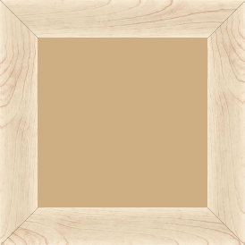 Cadre bois profil plat largeur 4.2cm décor bois blanc naturel