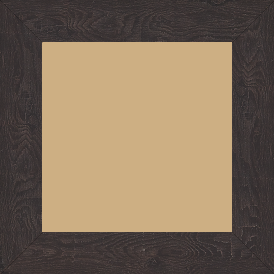 Cadre bois profil plat largeur 4.2cm décor bois wengé foncé - 61x46