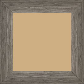 Cadre bois profil plat largeur 4.2cm décor bois gris - 25x25