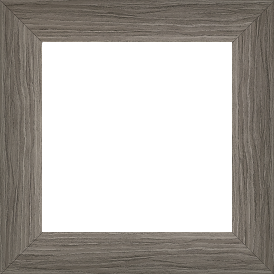 Cadre bois profil plat largeur 4.2cm décor bois gris - 24x30