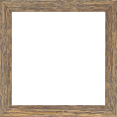 Cadre bois profil arrondi en pente plongeant largeur 2.4cm couleur jaune moutarde finition veinée, reflet or - 59.4x84.1