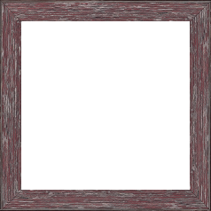 Cadre bois profil arrondi en pente plongeant largeur 2.4cm couleur framboise finition veinée, reflet argenté - 59.4x84.1
