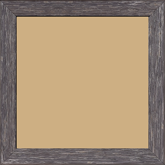 Cadre bois profil arrondi en pente plongeant largeur 2.4cm couleur gris  finition veinée, reflet argenté - 50x75