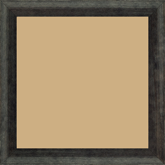 Cadre bois profil arrondi en pente plongeant largeur 2.4cm couleur  gris foncé anthracite finition vernis brillant,veine du bois  apparent (pin) , - 50x100