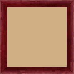 Cadre bois profil arrondi en pente plongeant largeur 2.4cm couleur bordeaux finition vernis brillant,veine du bois  apparent (pin) ,