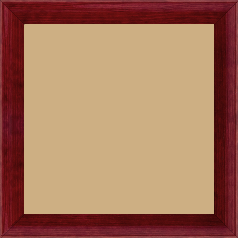 Cadre bois profil arrondi en pente plongeant largeur 2.4cm couleur bordeaux finition vernis brillant,veine du bois  apparent (pin) , - 70x100