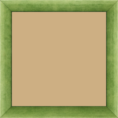 Cadre bois profil arrondi en pente plongeant largeur 2.4cm couleur vert tonique finition vernis brillant,veine du bois  apparent (pin) , - 61x46