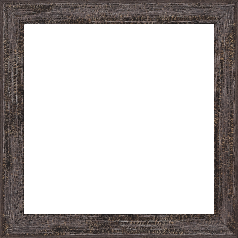 Cadre bois profil arrondi en pente plongeant largeur 2.4cm couleur noir frotté effet nature - 46x33