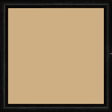 Cadre bois profil demi rond largeur 1.5cm couleur noir anthracite - 20x60